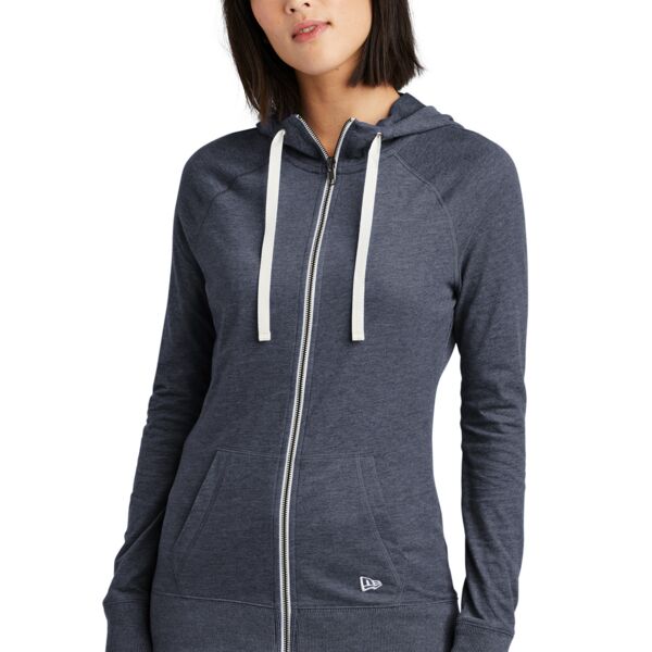 Women's New Era® Sueded Cotton Blend Full-Zip Hoodie Thumbnail