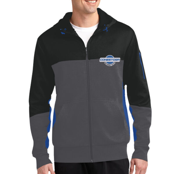 CC - Tech Fleece Colorblock Full Zip Hooded Jacket Thumbnail