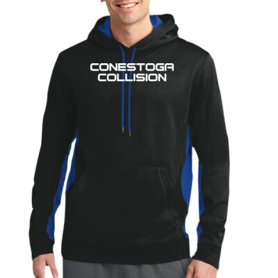 CC - Performance Fleece Colorblock Hooded Pullover Thumbnail